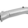 a silver metal pipe with a hole