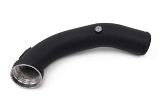 a black plastic tube with a silver metal tube
