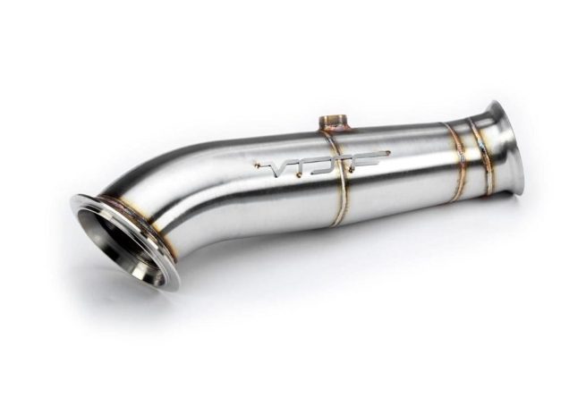 a metal pipe with a bent pipe
