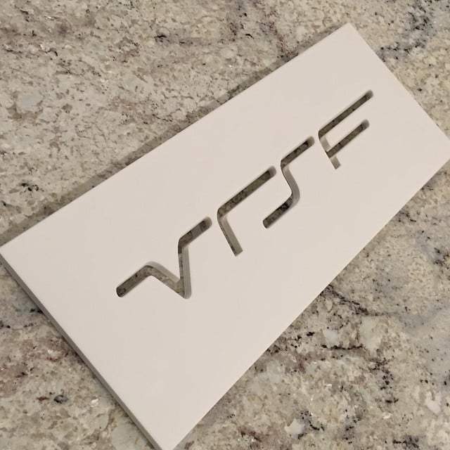 VRSF Intercooler Logo Stencil 16" x 1.8" VR Speed Factory