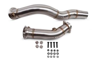 a metal pipe with screws and bolts