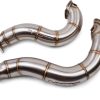 a close-up of a metal pipe