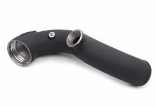 a black plastic pipe with holes