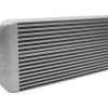 a silver radiator with black stripes