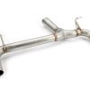a metal pipe with two holes