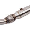a metal pipe with a metal band