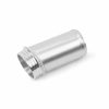 a silver tube with a nozzle