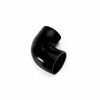 a black pipe on a white background