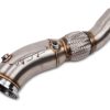 a metal pipe with a metal band