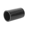 a black pipe with a white background