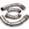 a group of metal pipes